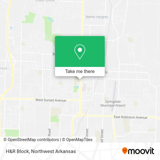 H&R Block map