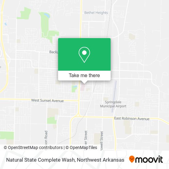 Mapa de Natural State Complete Wash