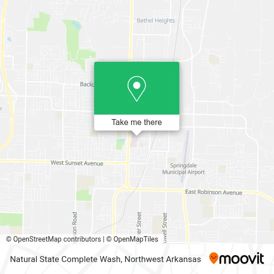 Natural State Complete Wash map