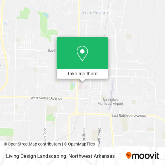 Living Design Landscaping map