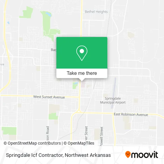 Mapa de Springdale Icf Contractor