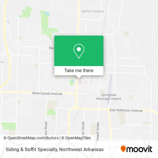 Siding & Soffit Specialty map