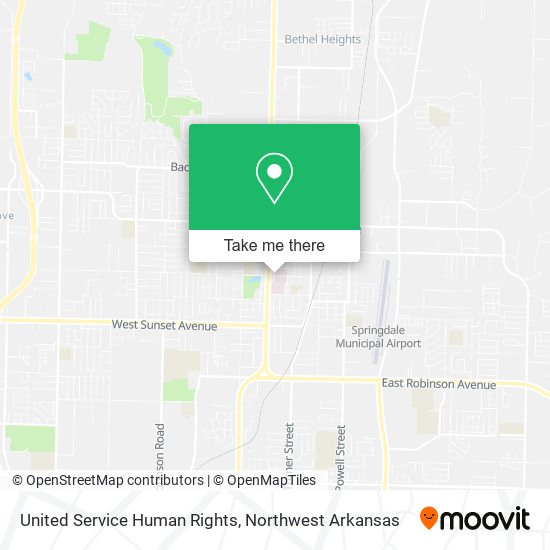 United Service Human Rights map