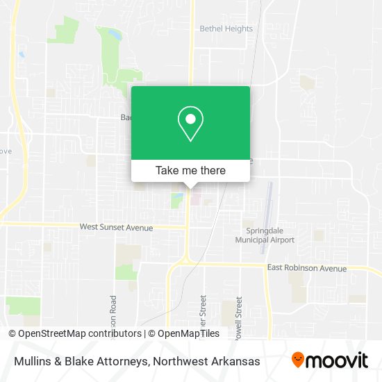 Mapa de Mullins & Blake Attorneys