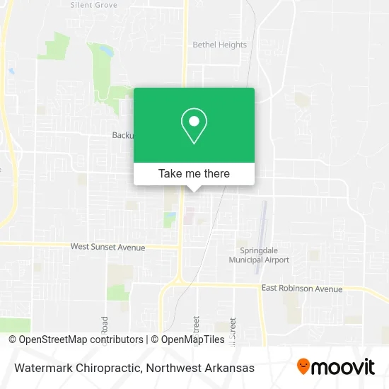 Watermark Chiropractic map