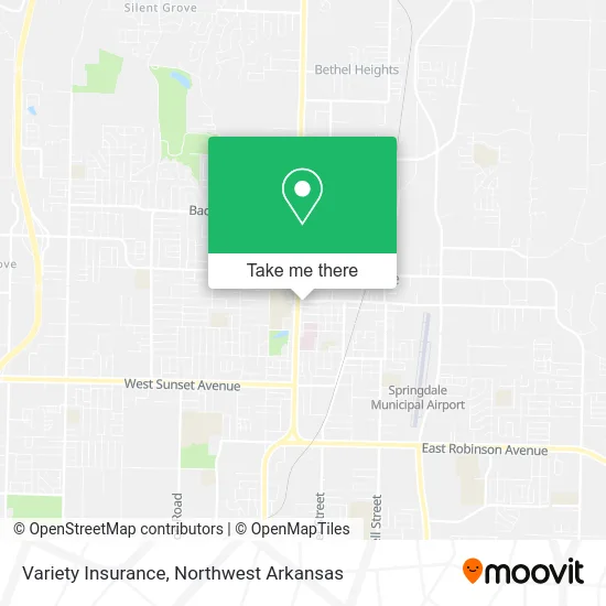 Variety Insurance map