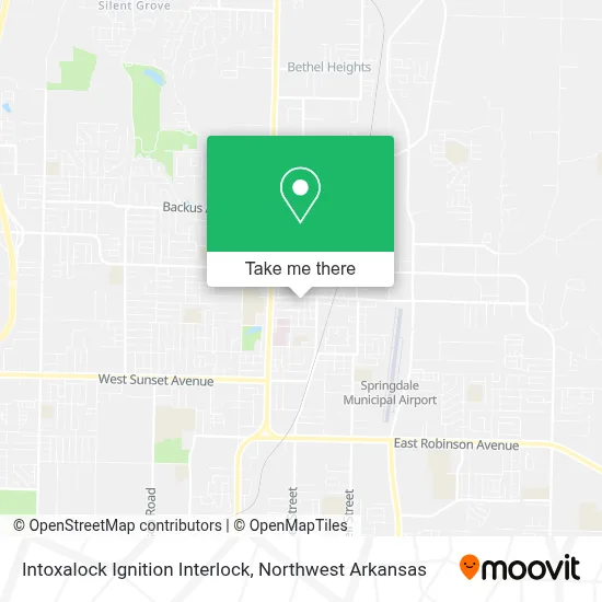 Intoxalock Ignition Interlock map