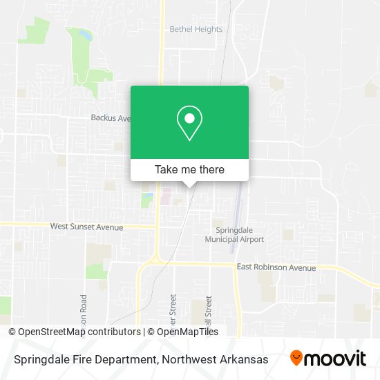 Springdale Fire Department map