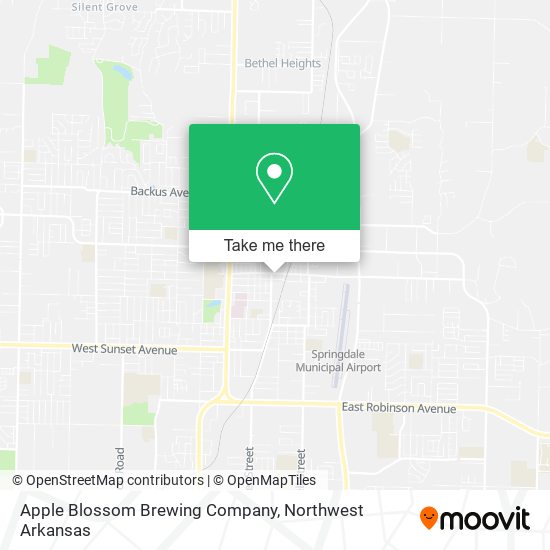 Apple Blossom Brewing Company map