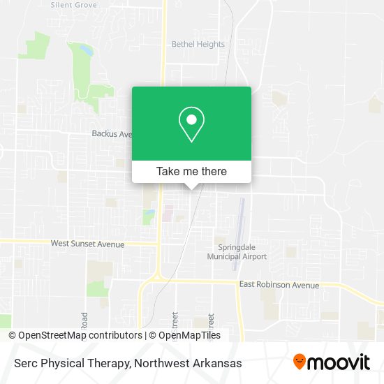 Serc Physical Therapy map