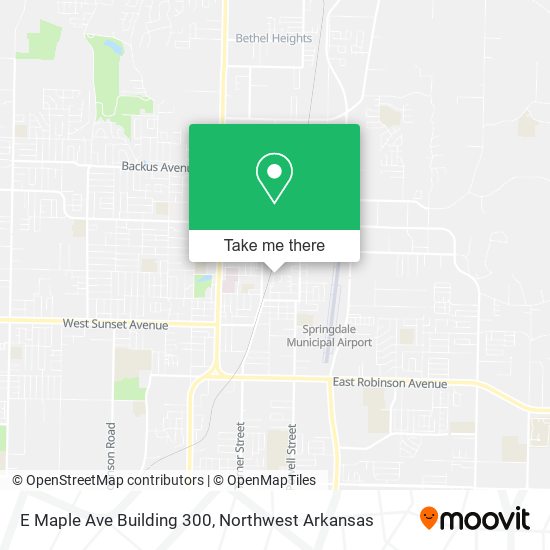 E Maple Ave Building 300 map