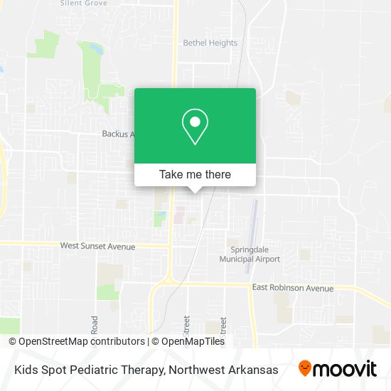 Mapa de Kids Spot Pediatric Therapy