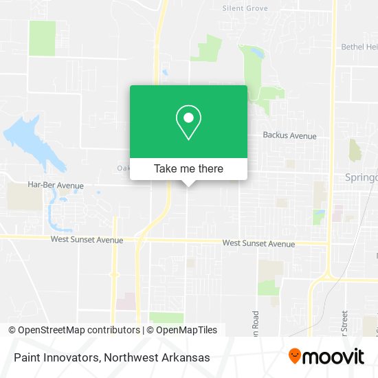 Paint Innovators map