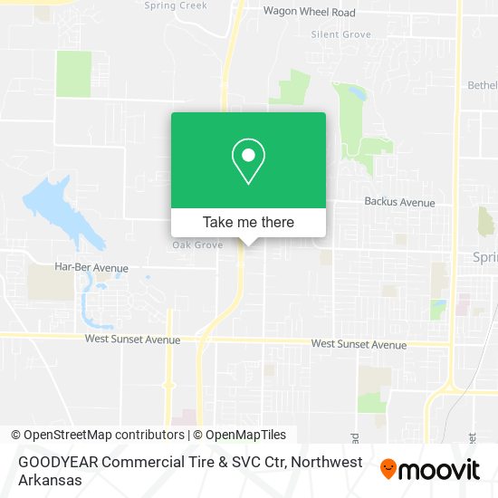 GOODYEAR Commercial Tire & SVC Ctr map