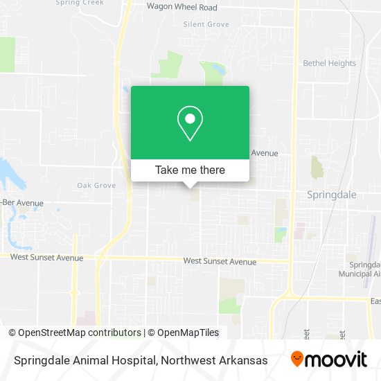 Springdale Animal Hospital map