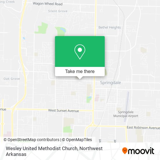 Mapa de Wesley United Methodist Church