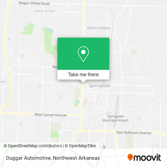 Duggar Automotive map