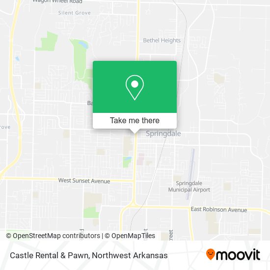 Castle Rental & Pawn map