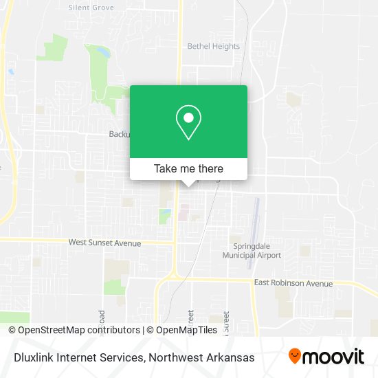 Dluxlink Internet Services map