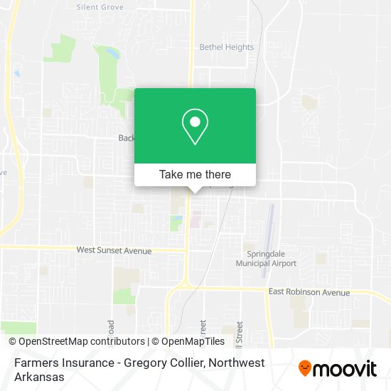 Mapa de Farmers Insurance - Gregory Collier