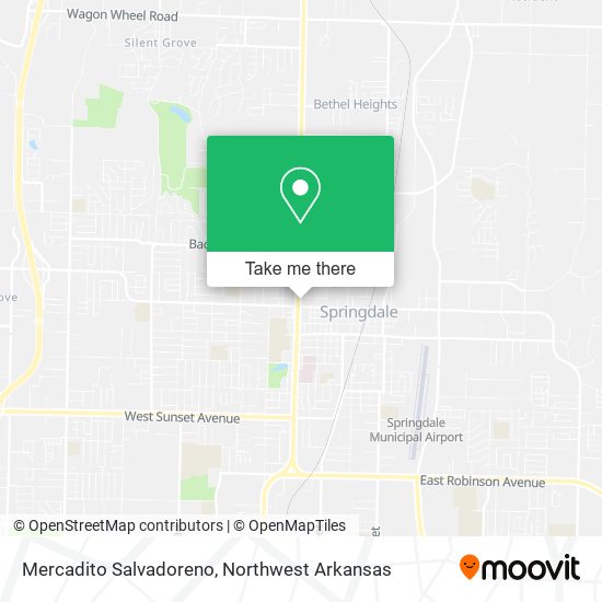 Mercadito Salvadoreno map