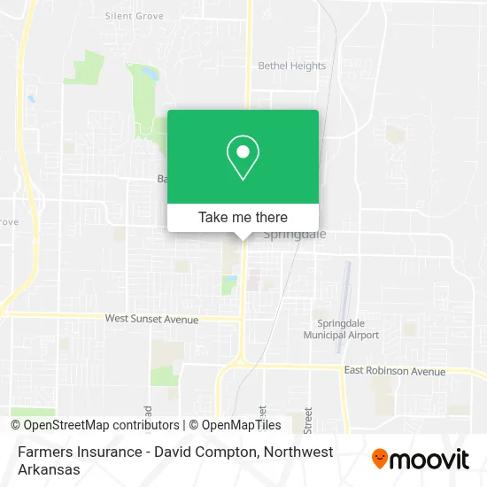 Farmers Insurance - David Compton map