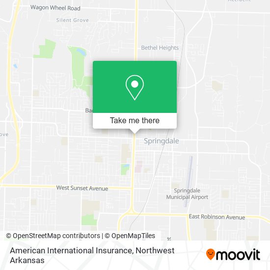 American International Insurance map