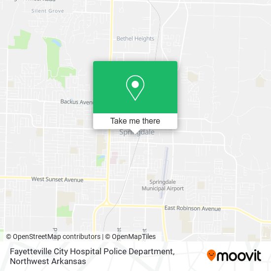 Fayetteville City Hospital Police Department map