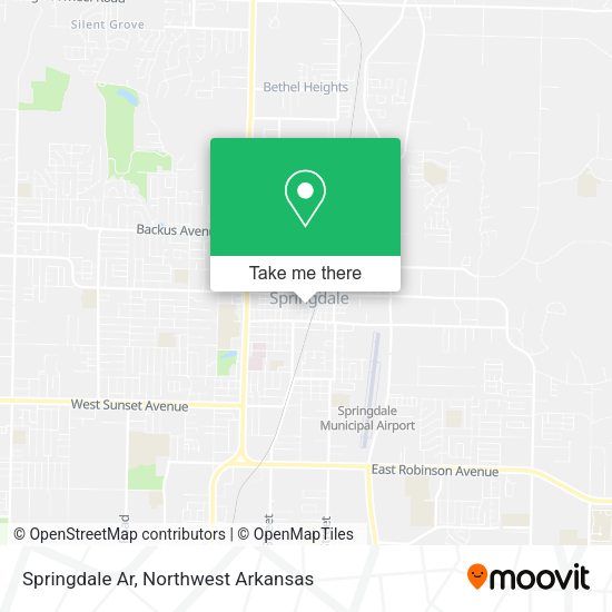 Springdale Ar map