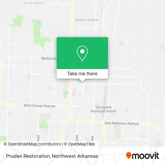 Pruden Restoration map