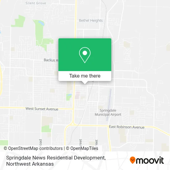 Springdale News Residential Development map