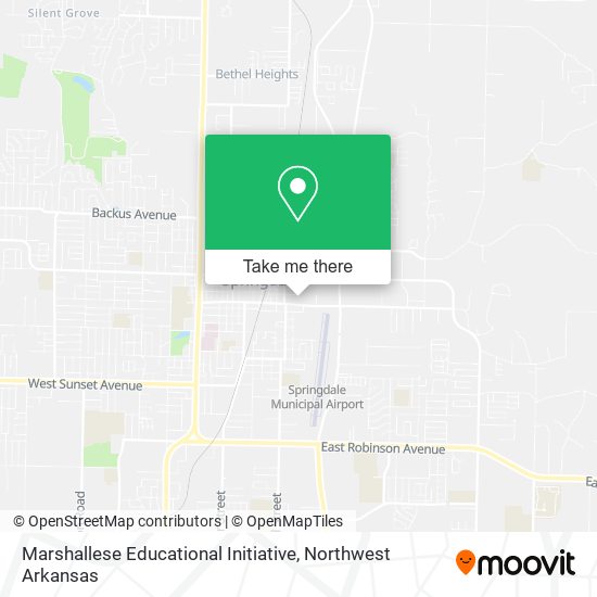 Mapa de Marshallese Educational Initiative