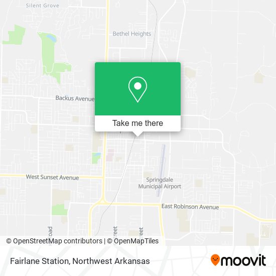 Fairlane Station map