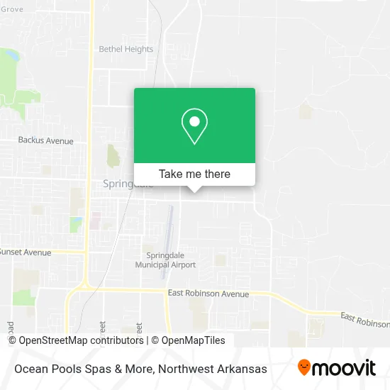 Ocean Pools Spas & More map