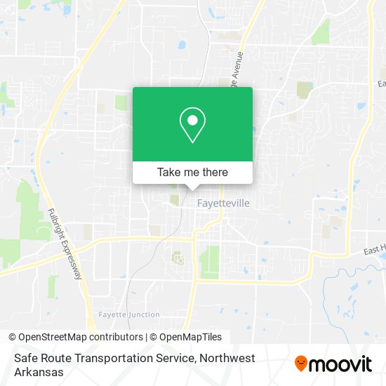 Safe Route Transportation Service map