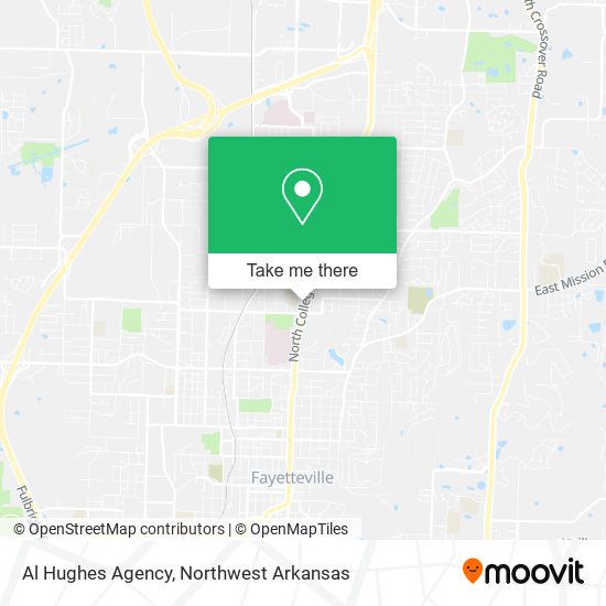 Al Hughes Agency map