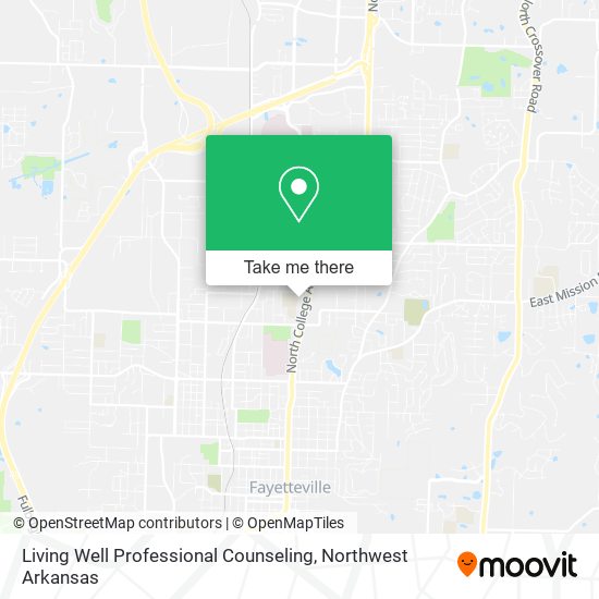 Mapa de Living Well Professional Counseling