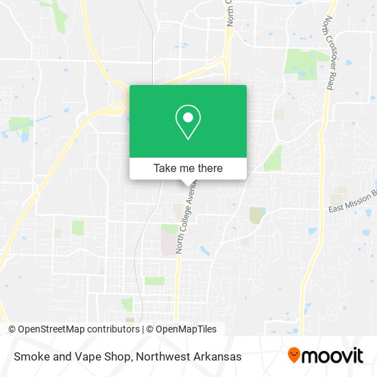 Smoke and Vape Shop map