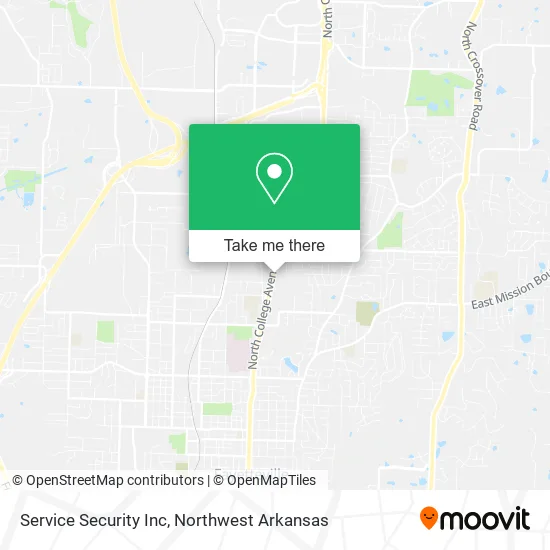 Service Security Inc map