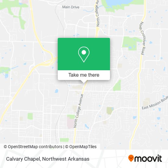 Calvary Chapel map