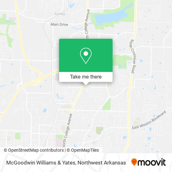 McGoodwin Williams & Yates map