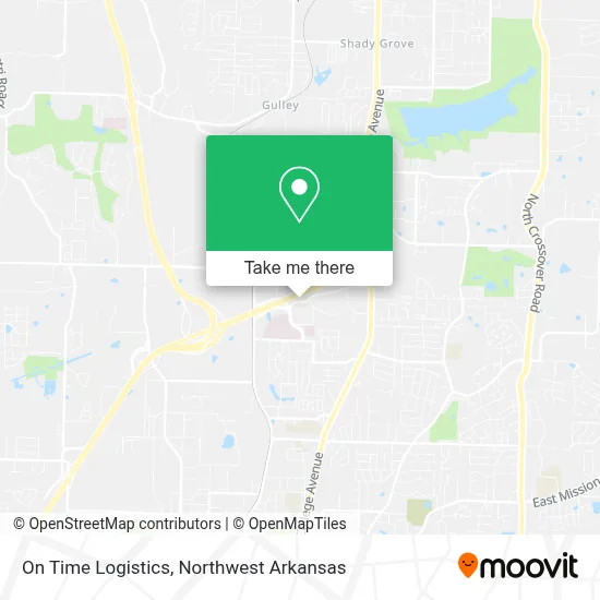 On Time Logistics map
