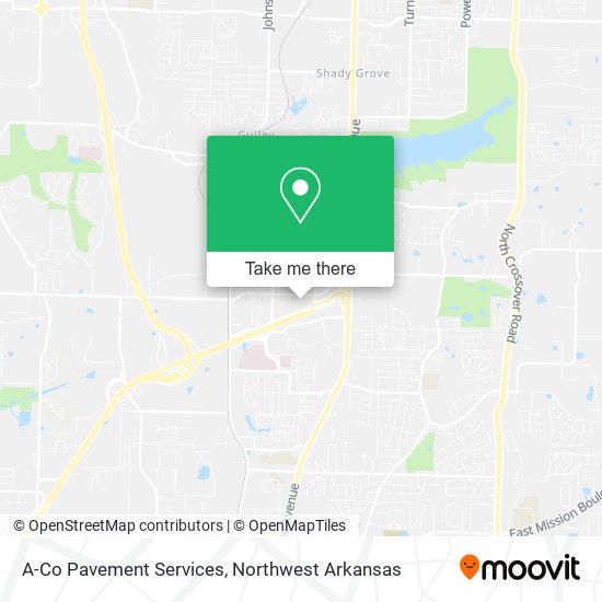 Mapa de A-Co Pavement Services