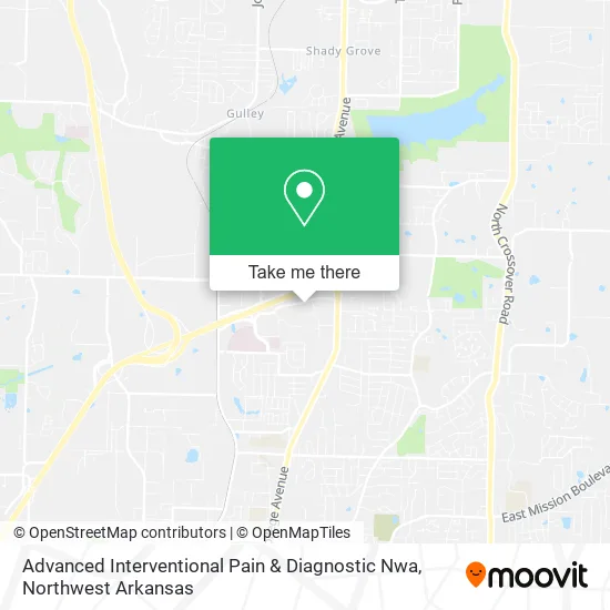 Advanced Interventional Pain & Diagnostic Nwa map
