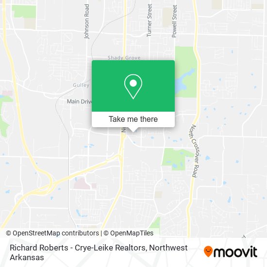 Richard Roberts - Crye-Leike Realtors map