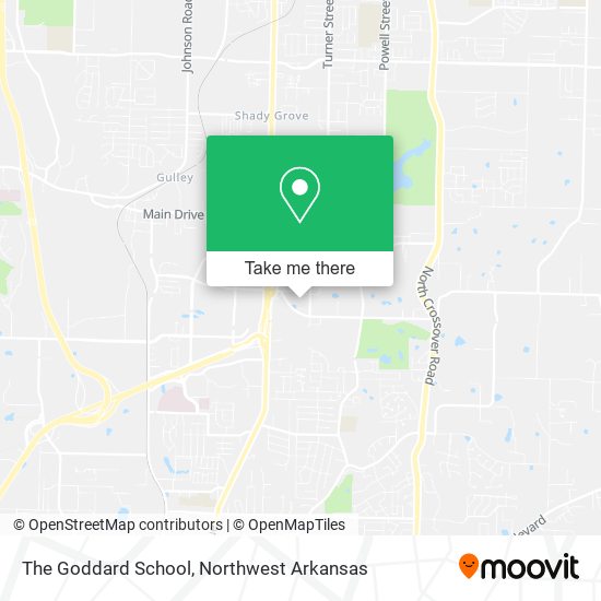 The Goddard School map
