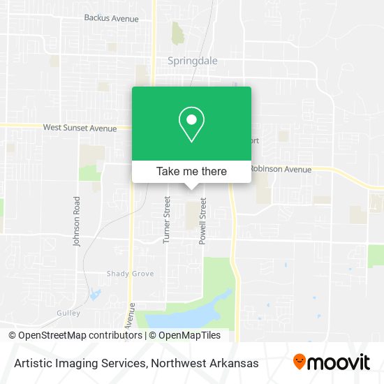 Mapa de Artistic Imaging Services