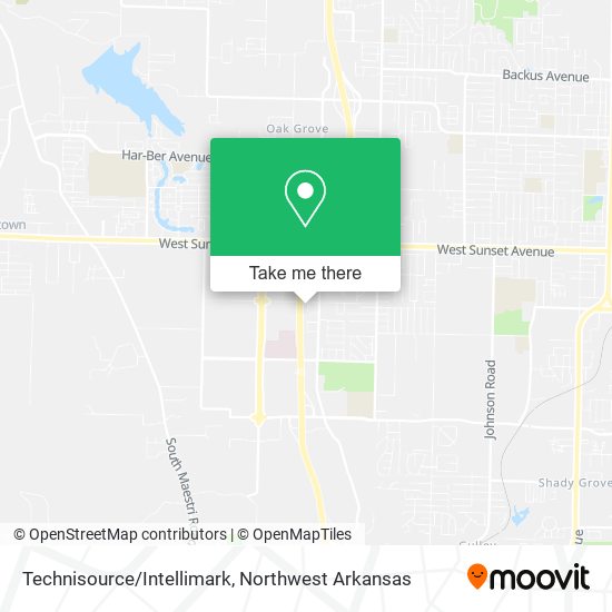 Technisource/Intellimark map