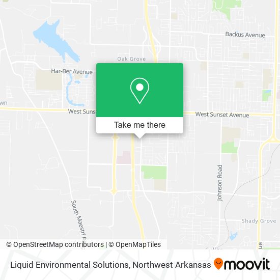 Liquid Environmental Solutions map