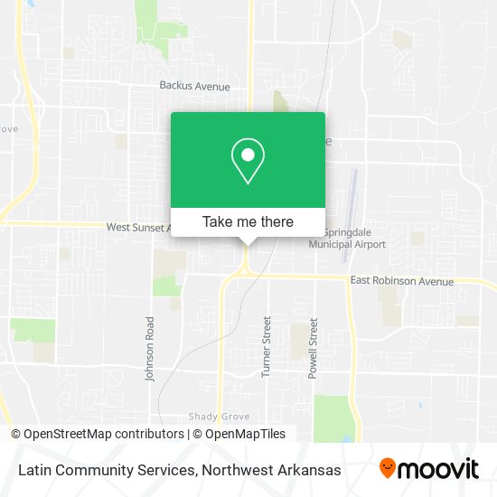 Latin Community Services map